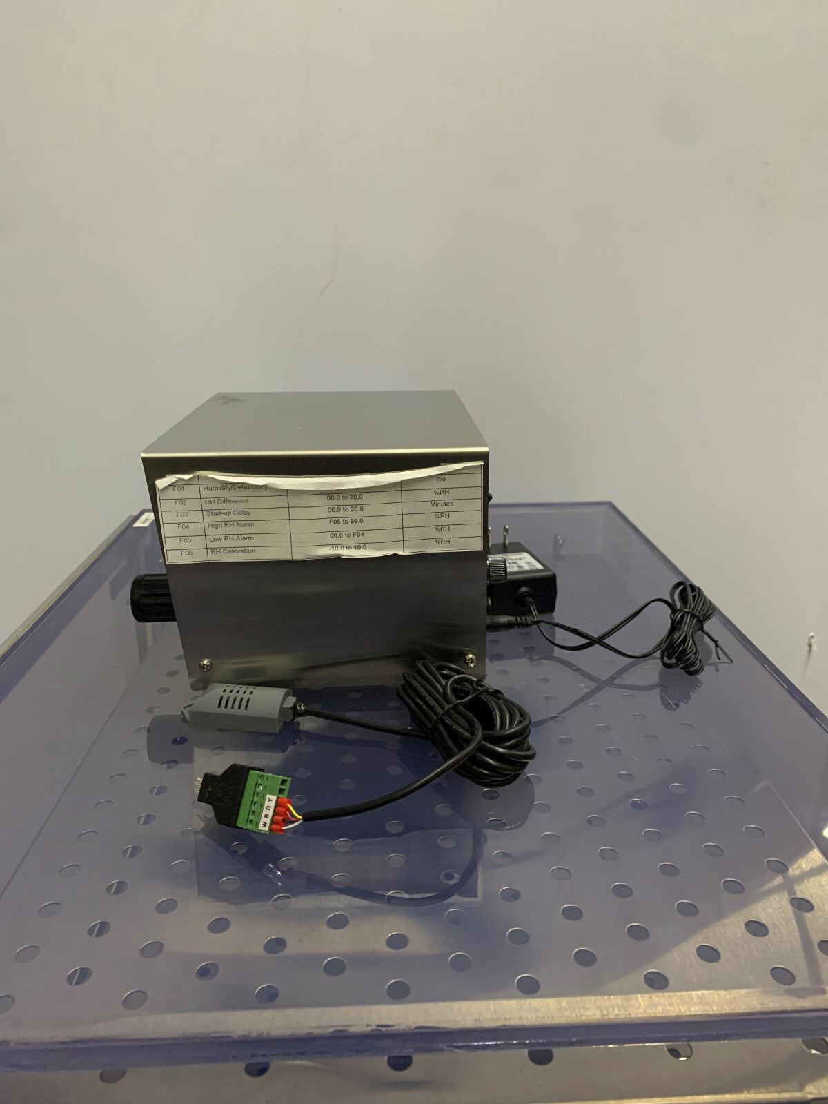 CLEATECH HUMODULE AUTOMATISCHE PURGE CONTROL VOCHTIGHEIDSDESSICATOR MET KAST/STANDAARD