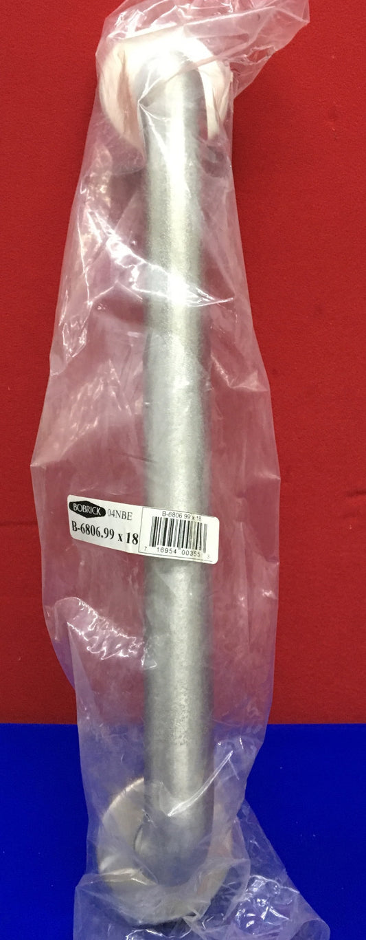 BOBRICK B-6806.99 X 18/04NBE BARRA DE AGARRE RECTA DE 18" X 1.5" SIN HERRAJES DE MONTAJE