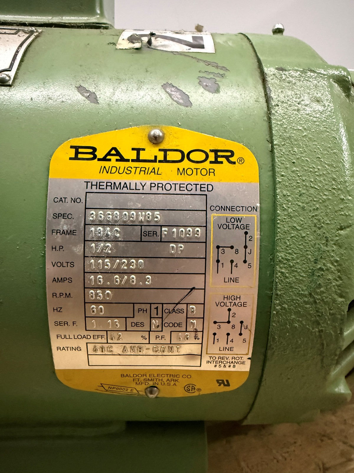 FENN NF SWAGER COMPACT TWO-DIE ROTARY SWAGING MACHINE BALDOR 1/2HP PARTS/REPAIR