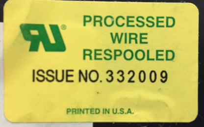 UL1007/1569 CSA-TR64 22 AWG. 7/30  UR Processed wire despoiled. New.