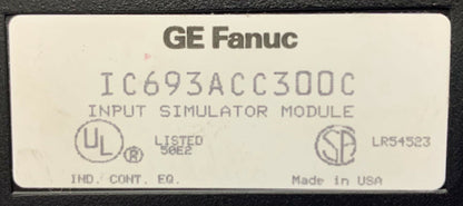 Module de simulation d'entrée GE FANUC IC693ACC300C