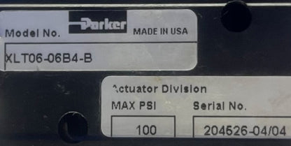 PARKER XLT06-06B4-B SERIE XLT SLITTA DI SPINTA