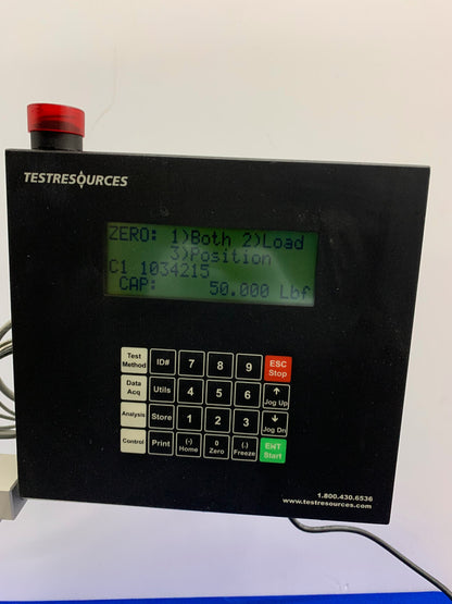 ACTIONNEUR TESTRESOURCES 225 LB AVEC CAPTEUR DE FORCE SM-50-294, CAPTEUR DE FORCE 50 LB