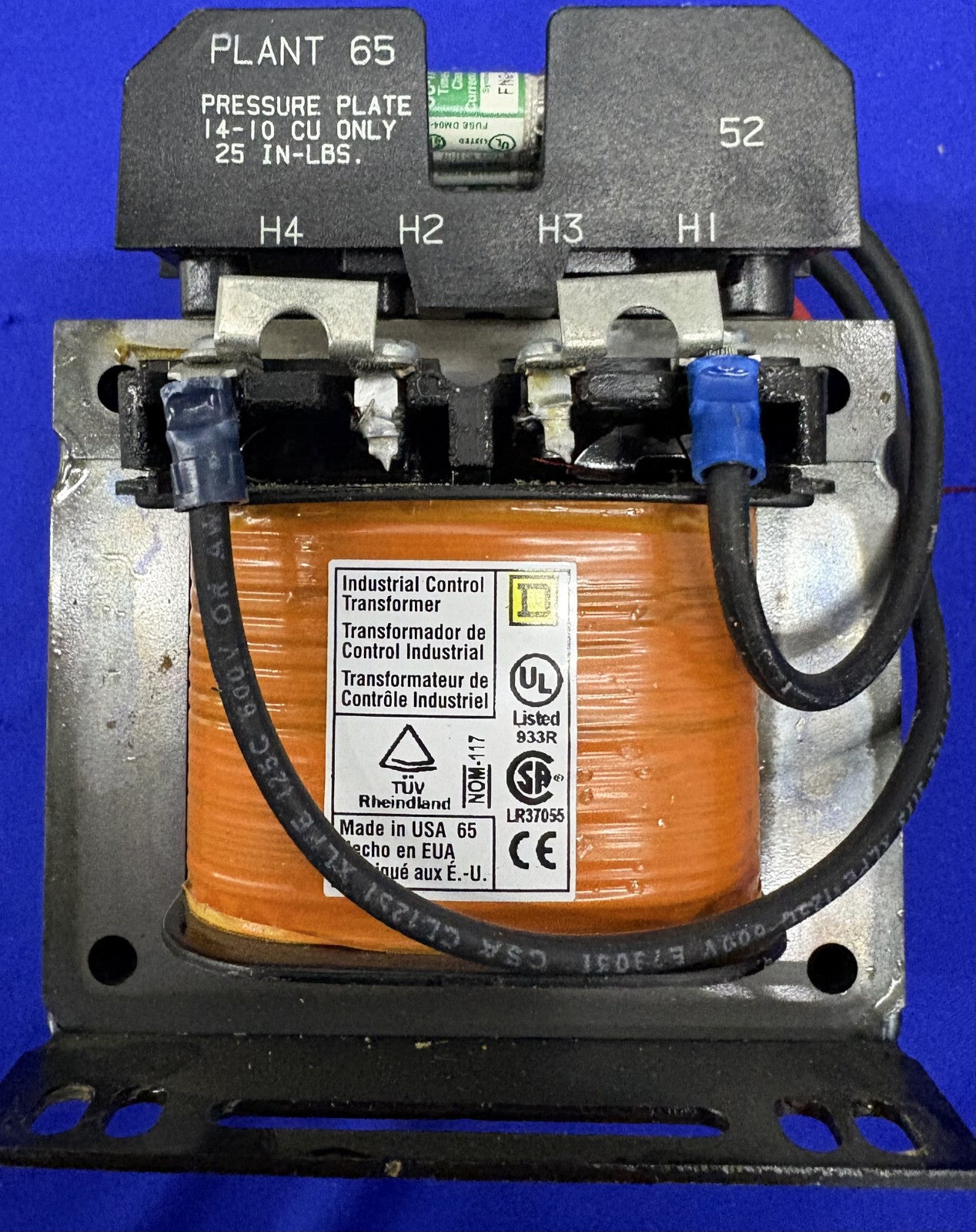 SQUARE D LR21455 TRASFORMATORE DI CONTROLLO TERMINALE A ATTACCO RAPIDO 600V 30A 65739