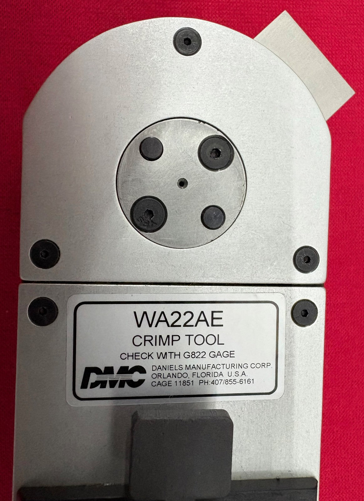 DMC DANIELS MFG WA22AE CRIMP TOOL 80-120 PSI