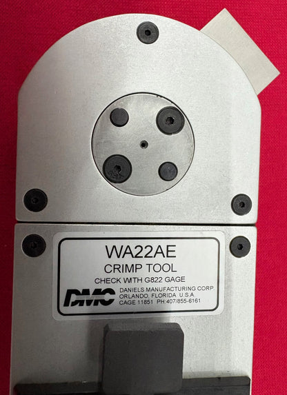 DMC DANIELS MFG WA22AE CRIMP TOOL 80-120 PSI
