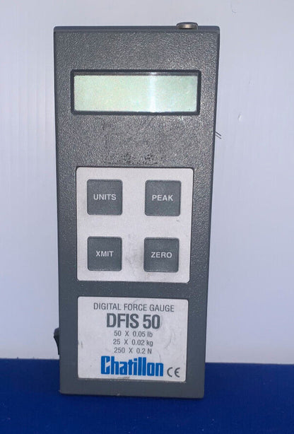 dynamomètre numérique Chatillon DFIS 50, 50 x 0,05 lb, 25 x 0,02 kg pour pièces/réparation