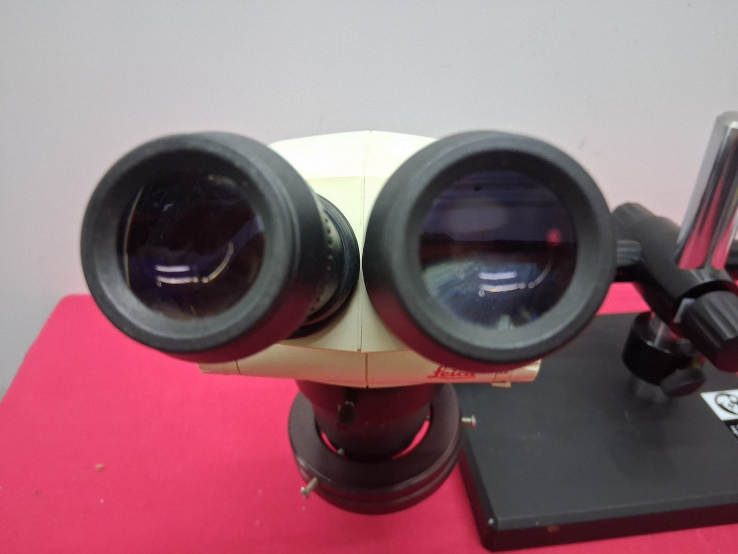 LEICA S6E STEREO ZOOM 6.3- 40X MAGNIFICATION BOOM STAND LED RING LIGHT