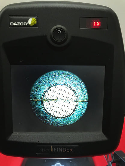 DAZOR SPECK-1 22 SPECKFINDER ELECTRONIC VIDEO MICROSCOPE 1X-25X MAGNIFICATION