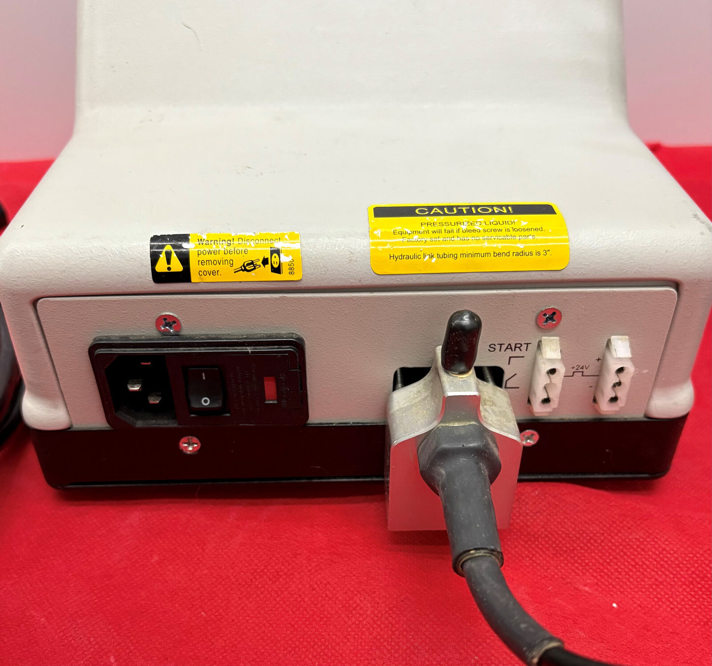 I&J FISNAR I&J123-S DISPENSER w/ DUAL TUBE BARREL HOLDER