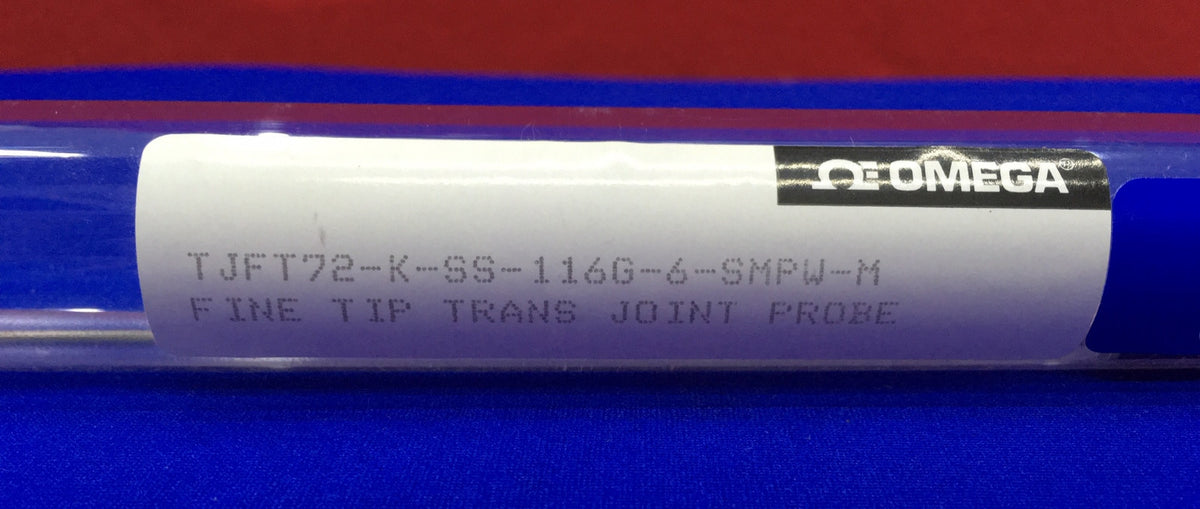 OMEGA TJFT72-K-SS-116G-6-SMPW-M FINE TIP TRANS JOINT PROBE 6" ITEM IS NEW!