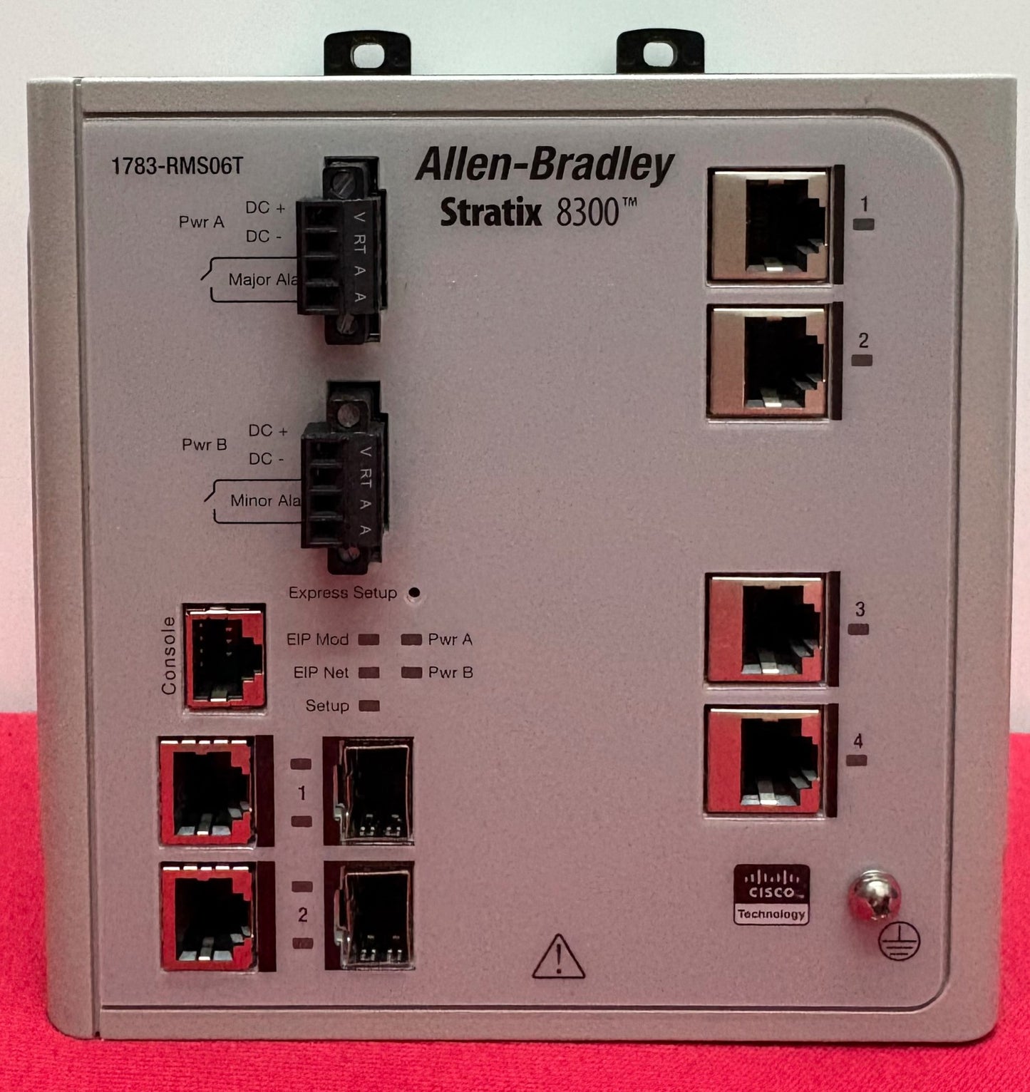 Allen-Bradley AB ETHERNET SWITCH 1783-RMS06T SER A PN-50259 STRATIX™ 8300