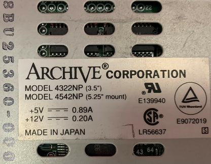 1 Lot Hoeveelheid van 7 - Archief 4322NP 4542NP / 4322NP4542NP Tape Backup Tape Drive 3.5