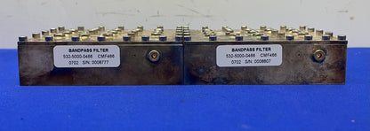 RF バンドパス フィルター 532-5000-0466 CMF466 0702 - 1 ロット数量 2