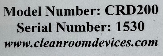 CLEAN ROOM APPARATEN CRD200 BUIZENEXPANDER MET ROESTVRIJSTALEN VOET EN PEDAAL