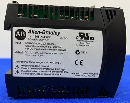 ALIMENTATION ALLEN BRADLEY 1606-XLP 1606-XLP30B CA 100-240 CC 10-12