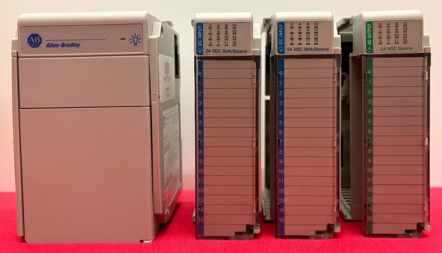 ALLEN BRADLEY 1769-ECL SERA,1769-PA2 SERA ,1769-OB16 SERB,QTY 2 - 1769-IQ16 SERA