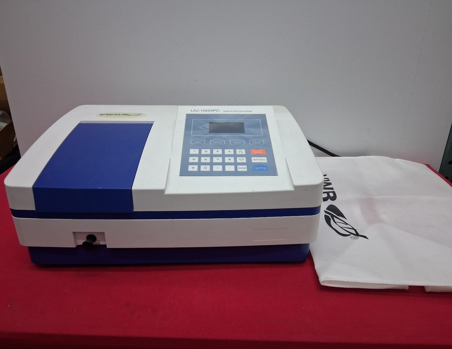 VWR UV-1600PC SPECTROPHOTOMETER 110 V AC 120 W 60 HZ 15A TESTED WORKS