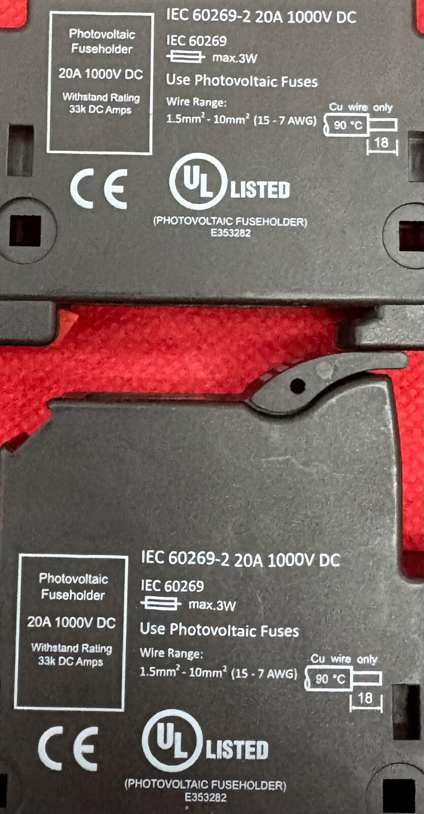 PHOENIX CONTACT PT 10,3-HESI 1000V FUSE MODULAR TERMINAL BLOCK - 1 LOT QTY 5