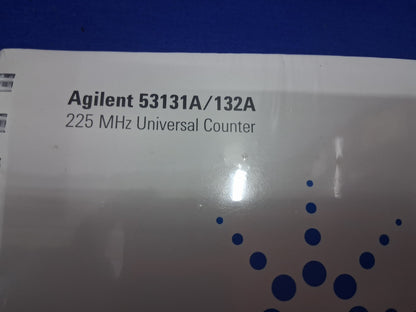 AGILENT HP 53131A/132A 225 MHz UNIVERSAL COUNTER PROGRAMMING GUIDE 53131-90044