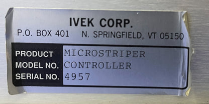 IVEK CORPORATION MICROSTRIPER CONTROLLER - ITEM PARTS/REPAIR