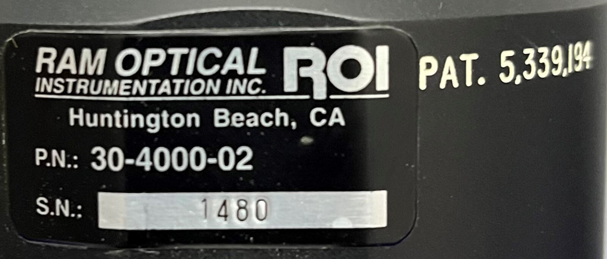 ROI RAM OPTISCHE INSTRUMENTATIE 30-4000-00 &amp; PANASONIC GP-KR222 DIGITALE CCD-CAM