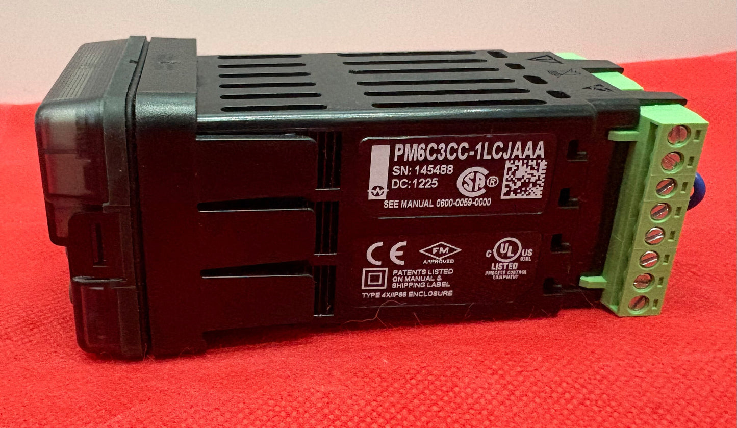 WATLOW PM6C3CC-1LCJAAA EZ-ZONE® CONTROLLER PM CONTROLS 24VAC/DC DC 1225
