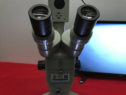 MMBT 50X Trinocular Video Microscope LED Top and Backlighting SZ-WF10X Eyepieces