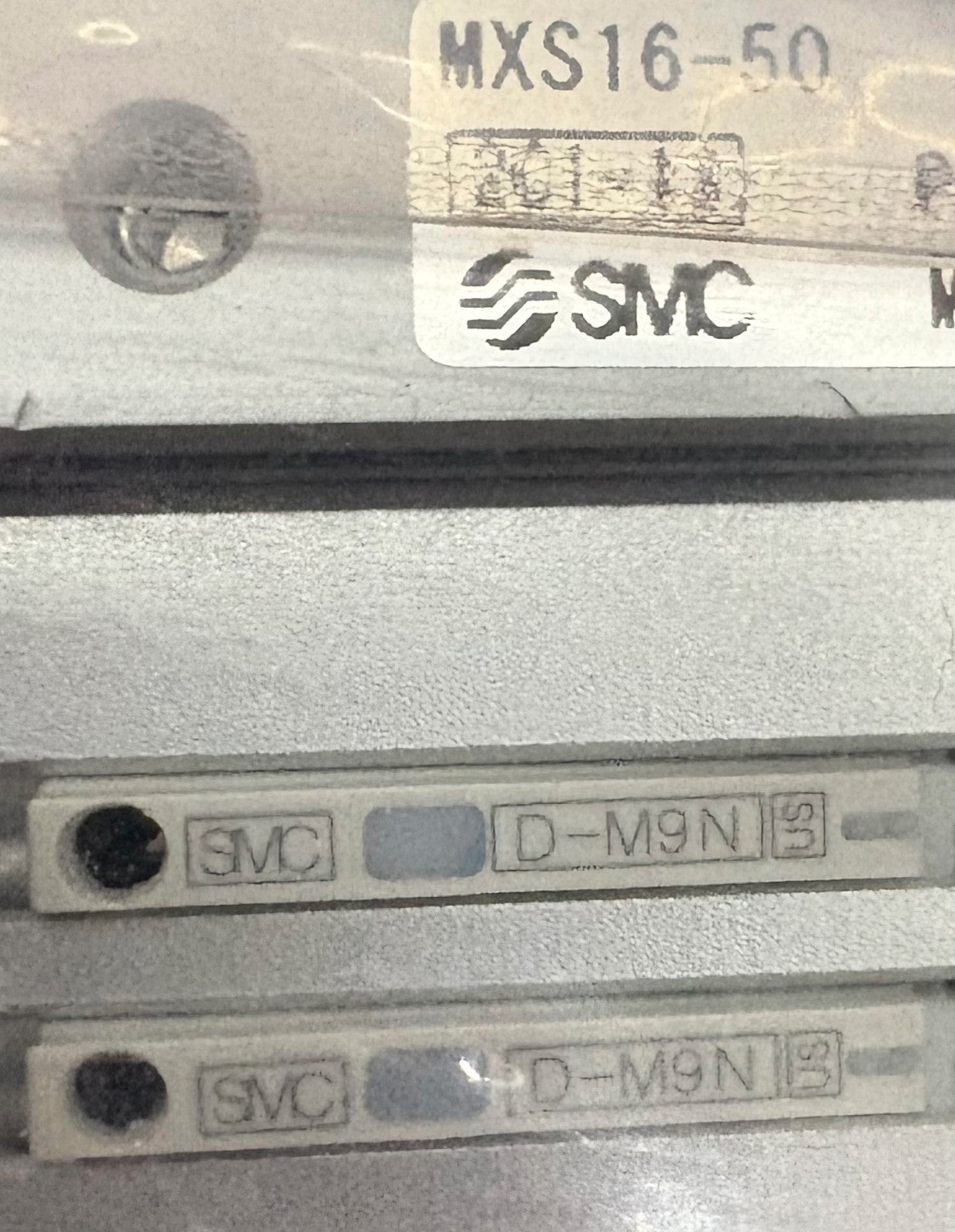 SMC MXS16-50A-M9NL GUIDED PNEUMATIC CYLINDER AIR SLIDE TABLE