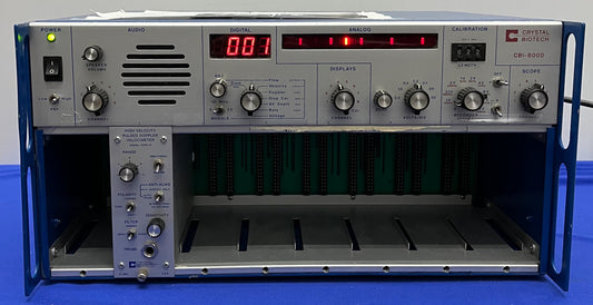 CRYSTAL BIOTECH CBI-8000 SYSTEM MISSING SEVERAL MODULES / INSERTS - PARTS/REPAIR