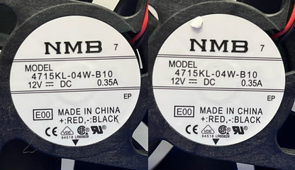 VENTOLA DI RAFFREDDAMENTO ASSIALE A 2 PIN NMB 4715KL-04W-B10 12V - 1 LOTTO QTY 2 