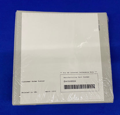 HP / HEWLETT PACKARD EPM-441A / E4418-90024 POWER METER USER'S GUIDE