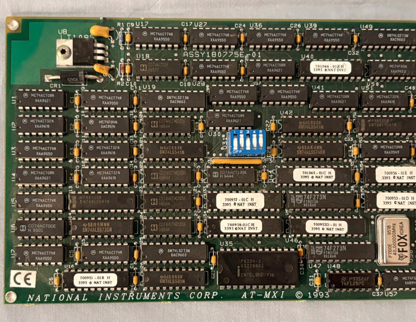 NI NATIONAL INSTRUMENTS AT-MXI INTERFACE BOARD 1993 C37 U57,847264934 3295