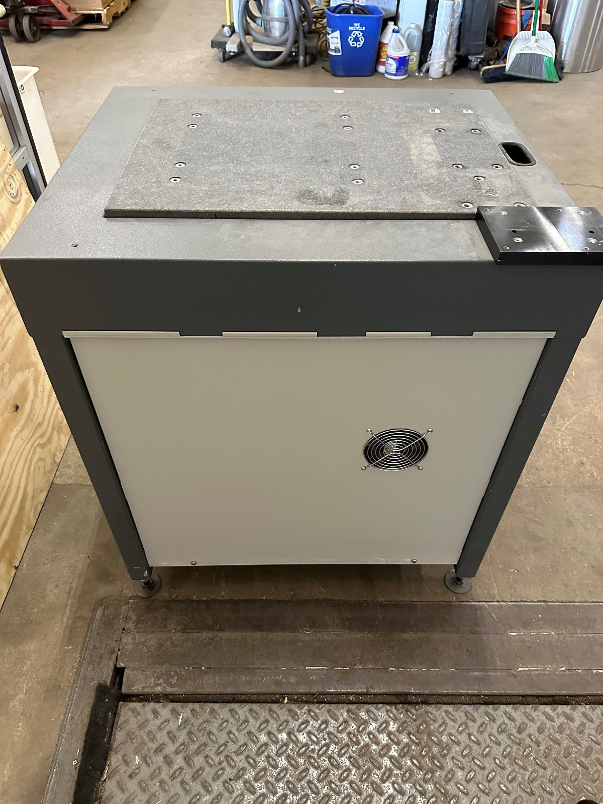 TABLE WITH GRANITE SURFACE TABLE TOP 31" w X 27 1/4" D X 35" H