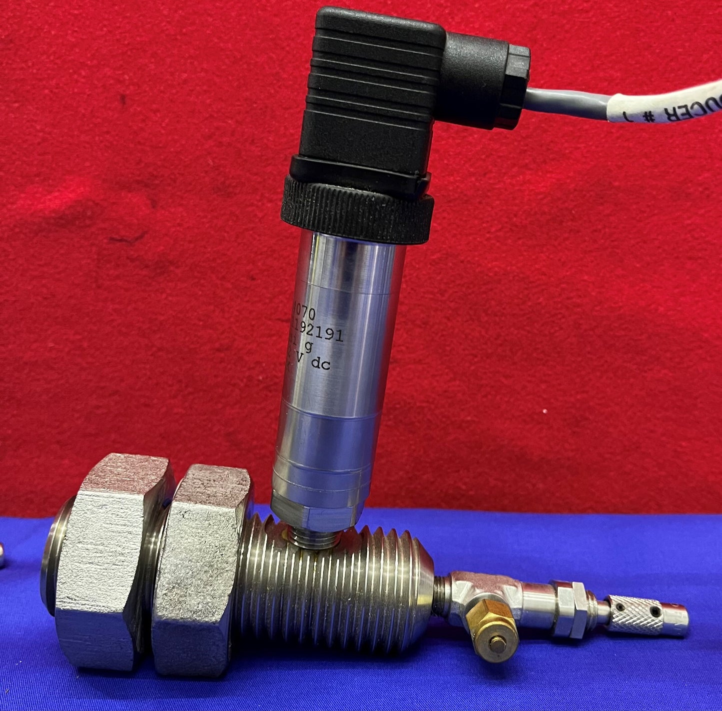 Lot of 2 Druck GE PMP 4070 Amplified Output Pressure Transducer / Hirschmann BGD
