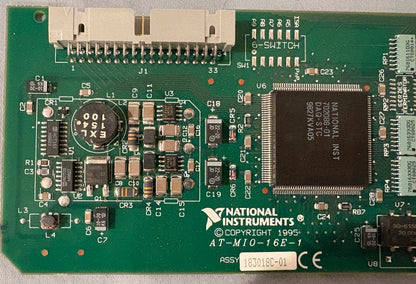NI NATIONAL INSTRUMENTS AT-MIO-16E-1 DAQ CARD MULTIFUNCTION I/O ASSY 183018C-01