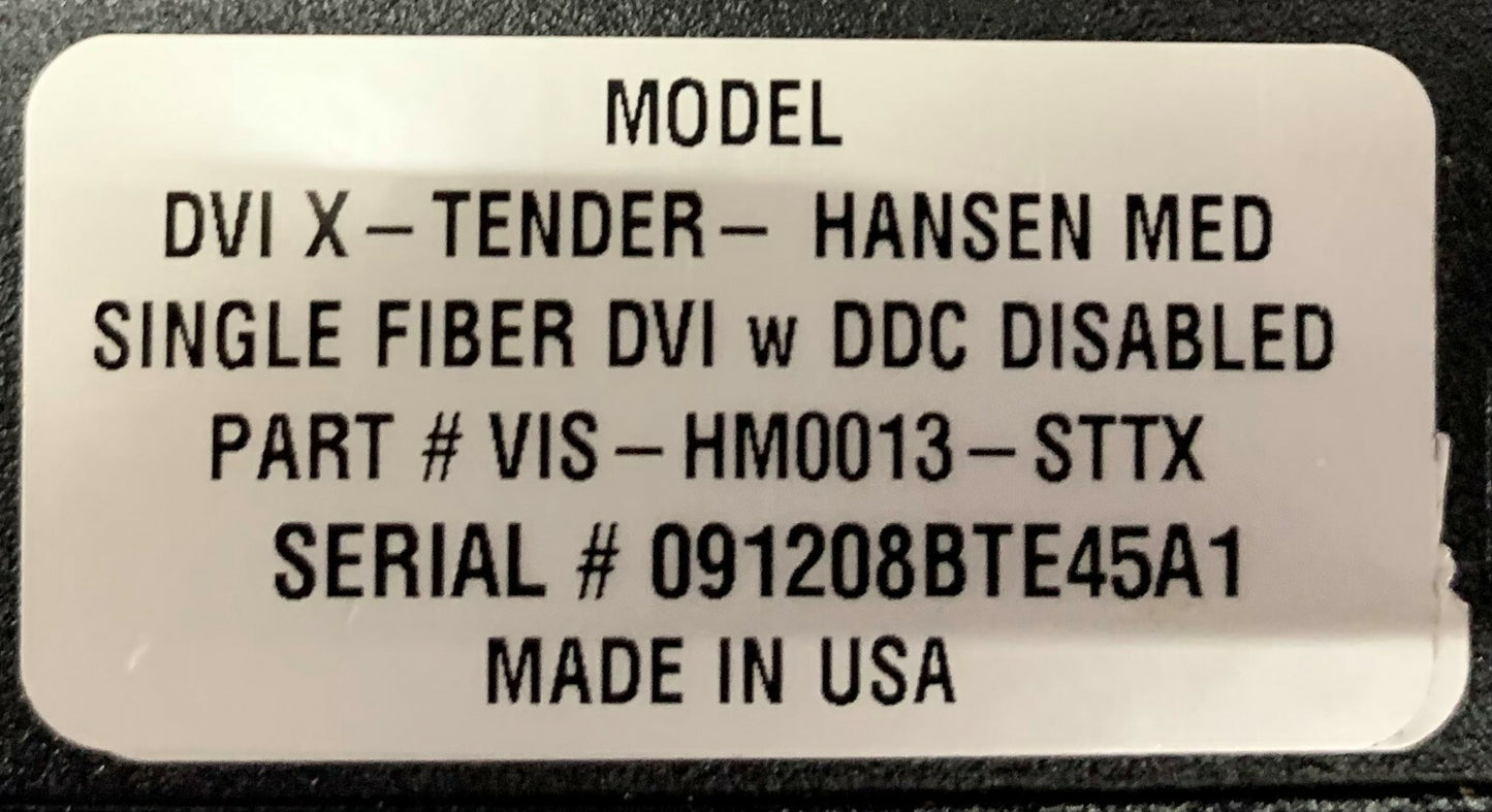 Thinklogical VIS-13 デジタルビデオ拡張システムトランスミッター DVI X-Tender