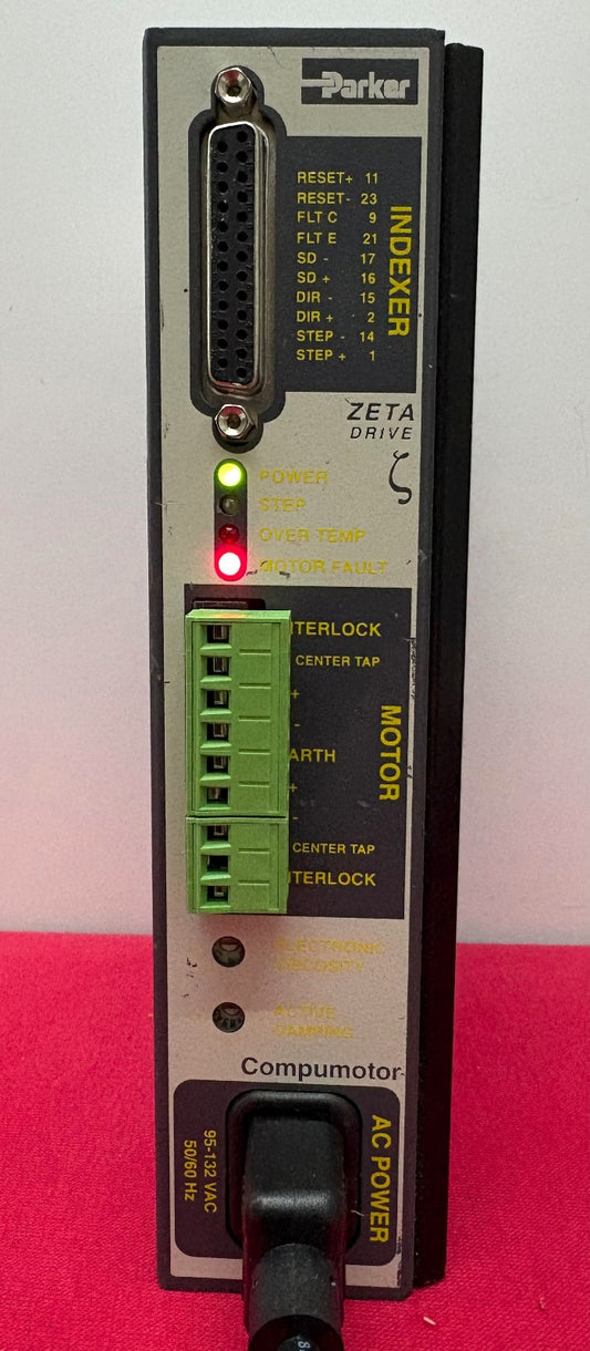 PARKER HANN COMPUMOTOR ZETA4 MICROSTEPPING DRIVE - FOR PARTS/REPAIR