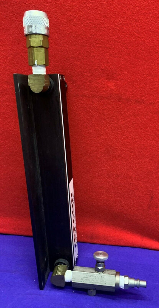 Teflon / Cole Parmer Valved Flowmeter TMR1-010457