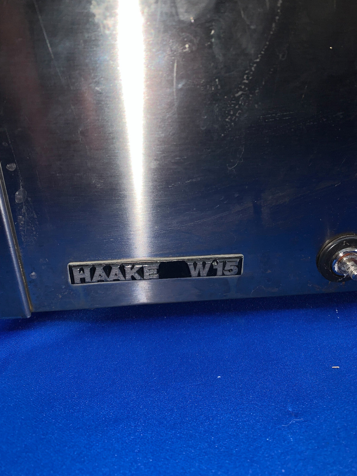 HAAKE, W15, SERBATOIO, IL TAPPO DI SCARICO È BLOCCATO