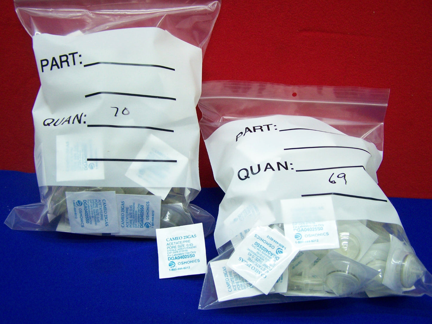 OSMONICS DGA04025S0 CAMEO 25GAS FILTERS