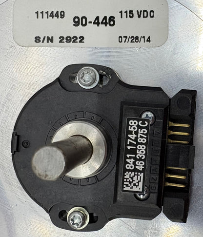 SERVO MOTOR 111449 115VDC 90-446 4 WIRE UNKNOWN BRAND