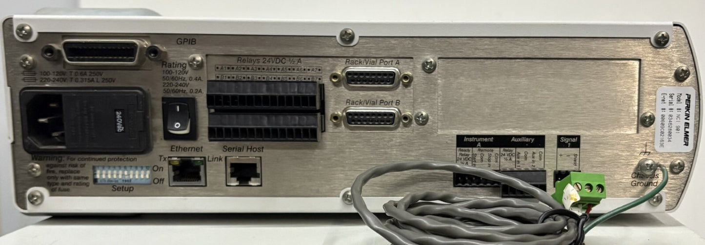 PERKIN ELMER SERIES 200 AUTO SAMPLER N2930100 SEE AD FOR ADD'L ITEMS - FOR PARTS