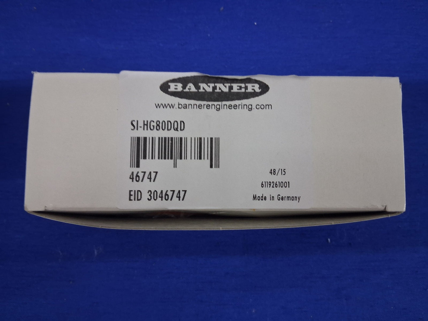 BANNER ENGINEERING CORP 46731 SI-HG80DQD HINGE SAFETY INTERLOCK SWITCH