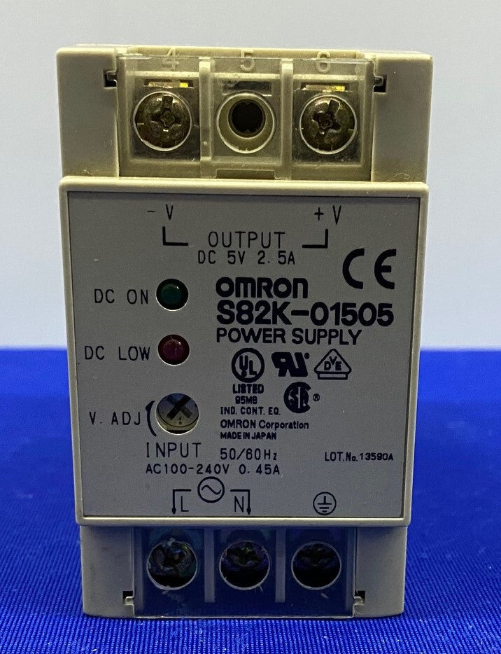 OMRON S82K-01505 / S82K01505 POWER SUPPLY