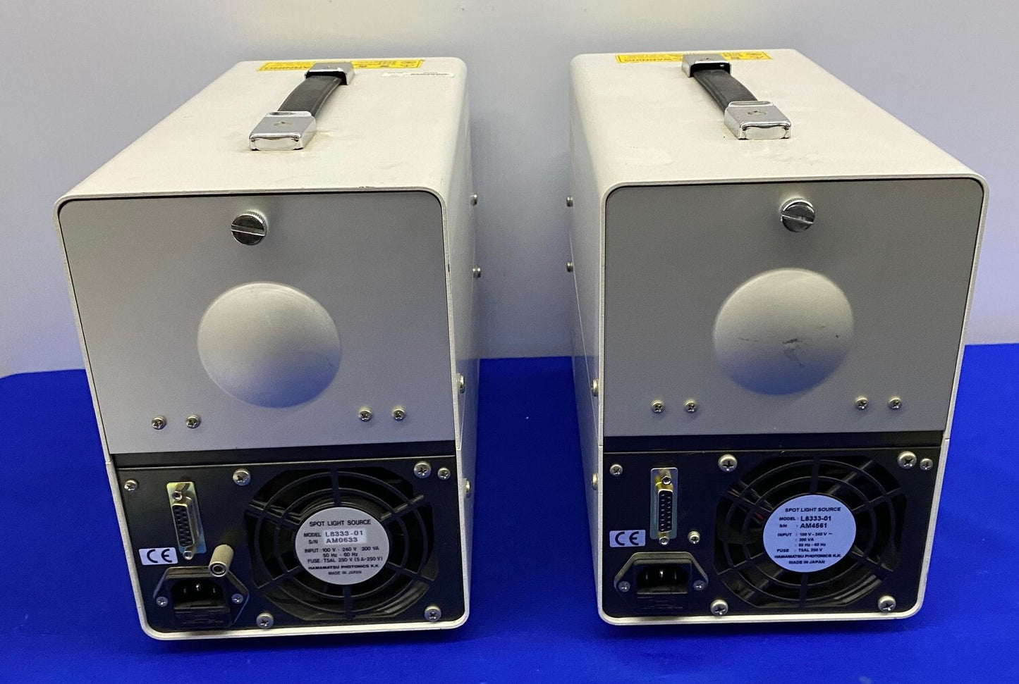 HAMAMATSU PHOTONICS KK LIGHTNINGCURE LC5 / L8333-01 SPOT LIGHT SOURCE 1 LOT OF 2