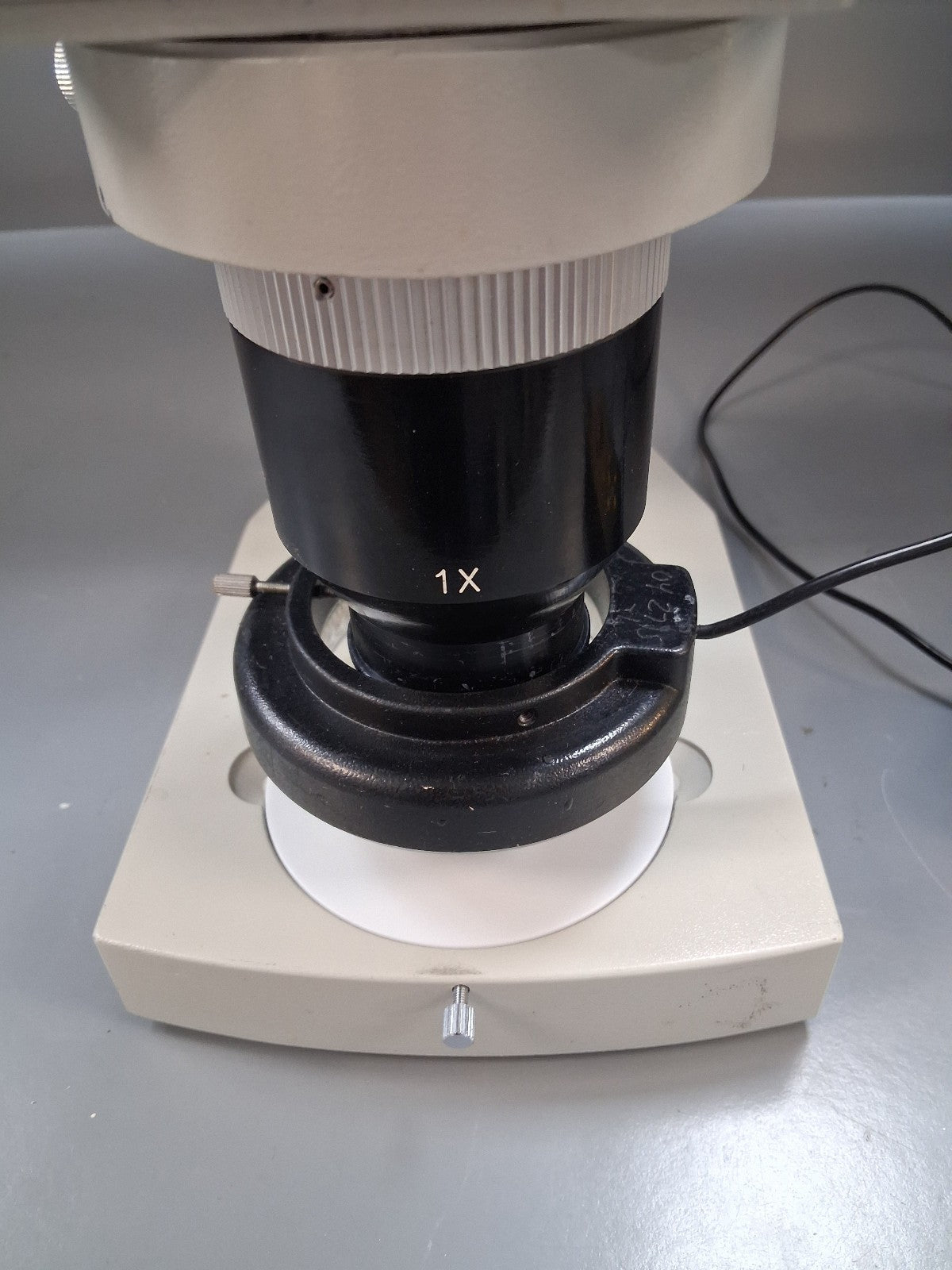 MEIJI EMT TRINOCULAR STEREO MICROSCOPE STAND LED LIGHT Missing Camera, Tube & TV