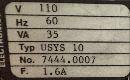 ZUMBACH LASER MEASUREMENT UNIT ODAC 16J HEAD & USYS 10 DISPLAY INTERFACE - PARTS