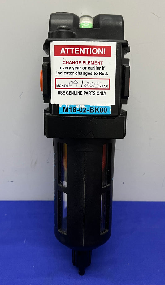 WILKERSON PNEUMATIC M18-02-BK00 FILTER 493090 FILTER (1) 6B263