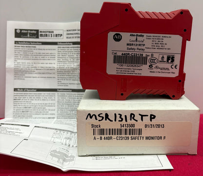 Allen Bradley / AB GUARDMASTER ®  440R-C23139 SER. B MSR131RTP SAFETY RELAY